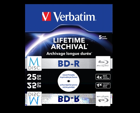 M-DISC BD-R 4X 25GB; 1бр.